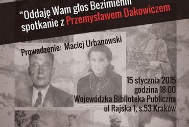 Spotkanie z Przemysławem Dakowiczem